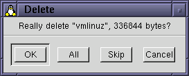 Image of standard command dialog
